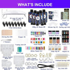 KISREL UV Resin Jewelry Making Kit - 500g Crystal Clear UV Resin - Image 2