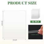 TKOnline 14 PCS Plexiglass Sheets, Invitations, Poster Frames Plastic Board - Image 2