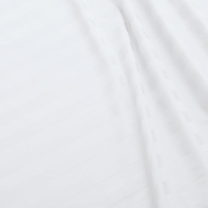 Flat Sheet Only Queen Size, 400 TC 100% Egyptian Cotton Striped Flat Sheet - Image 6