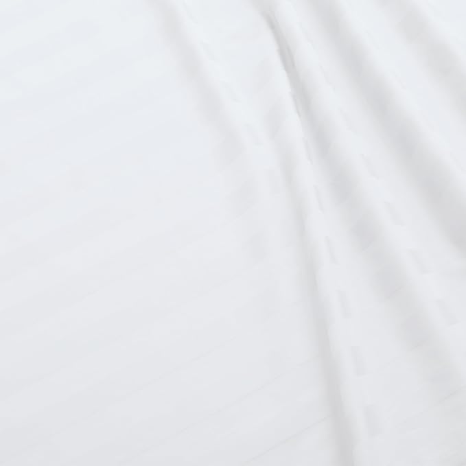 Flat Sheet Only Cal King Size, 400 TC 100% Egyptian Cotton Flat Sheet Striped - Image 5