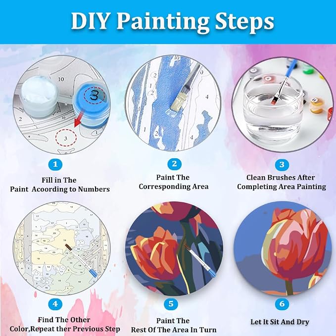 Artunion Framed Paint by Numbers Kit - Image 6