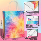 JOYGATHER 24 Pcs Tie Dye Party Favors Bags - Image 2