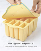 Popsicles Molds, MEETRUE 12 Pieces Silicone Popsicle Molds Easy-Release - Image 5