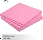MECCANIXITY EVA Foam Sheets Pink 9.8 Inch x 9.8 Inch 7mm Thick Crafts Foam - Image 3