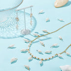 PH PandaHall Shell Pendants Spiral Seashells Craft Charms Cowrie Sea Shells - Image 5