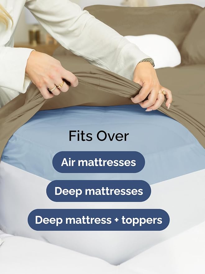 Extra Deep Cal King Fitted Sheet - Image 6