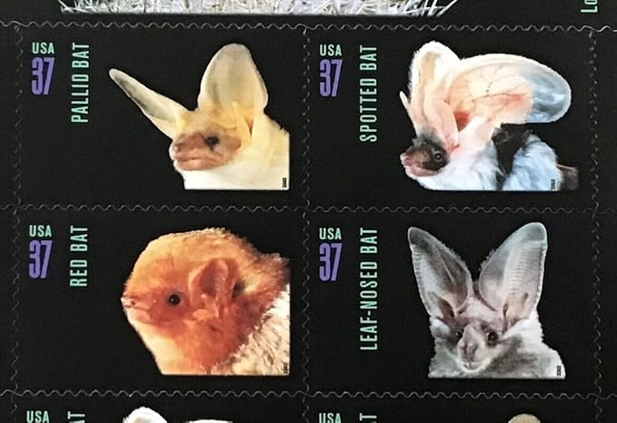 United States Postal Service Night Friends American Bats Sheet of Twenty 37 - Image 2