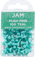 JAM PAPER Colorful Push Pins by JAMPaper