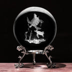 3D Sea Turtle Crystal Ball by Unknown