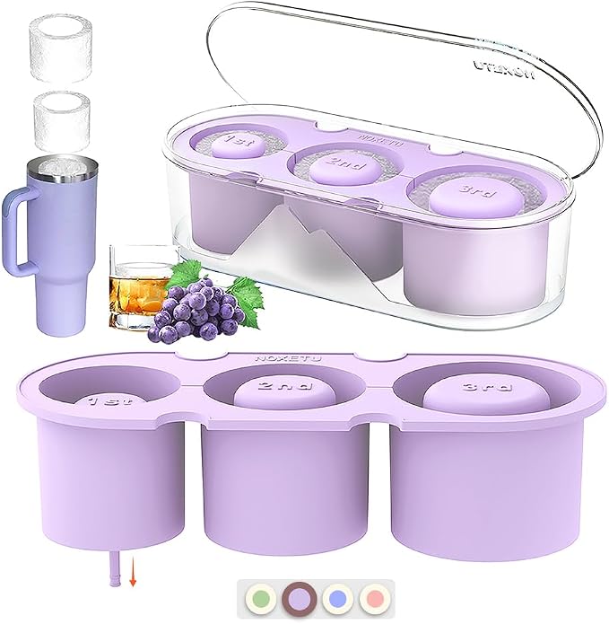 Silicone Ice Mold for Stanley Cup 30 40oz, Tumbler Ice Maker | Easy Fill and by NOXETU