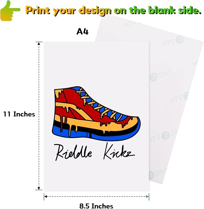 HTVRONT Heat Transfer Paper for Dark T Shirts - Image 5
