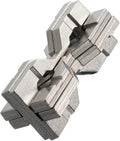 BePuzzled | Hourglass Hanayama Metal Brainteaser Puzzle Mensa Rated Level 6 by BePuzzled