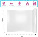 White 3D Puff Heat Transfer Vinyl 10 Inch * 6 Foot Puff - Image 2