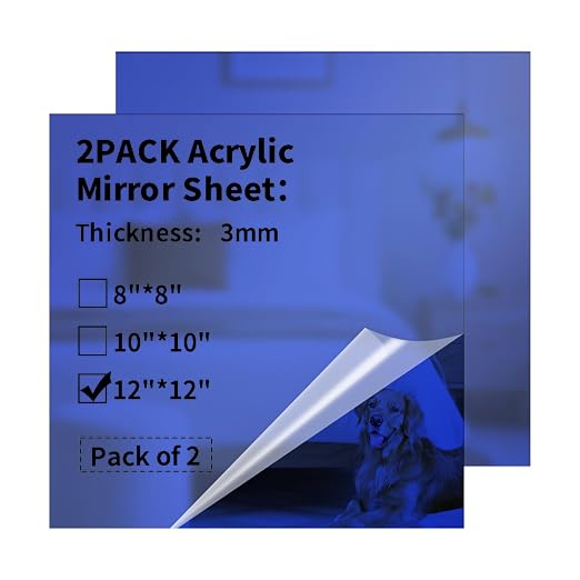 Mirror Acrylic Sheets 1/8 ” Thick by gdhwcxl