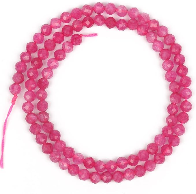 2mm 180pcs Rose Crystal Tiny Gemstone Beads - Image 3