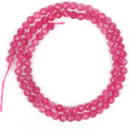 3mm 120pcs Rose Crystal Tiny Gemstone Beads - Image 3