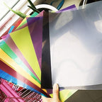Tong Gu 5PCS Colored A4 PVC Flexible Plastic Sheets Transparent Gel Clear DIY - Image 5