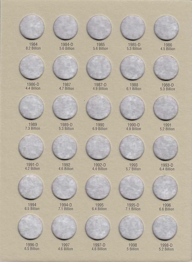 H.E. Harris & Co US Lincoln Memorial Cent Coin Folder 1959 – 1998 Volume 1 #2675 - Image 4