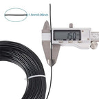 Fashewelry 328 Feet 15 Gauge Aluminum Wire Black Bendable Metal Craft Wire - Image 5