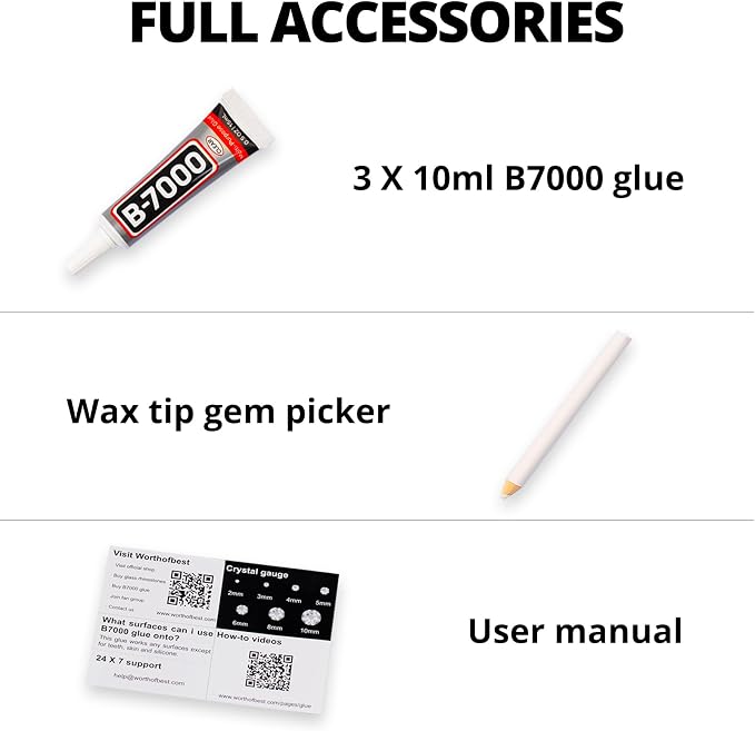 32000Pcs Pastel Blue Rhinestones - Image 5