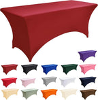 10-Pack 6ft Spandex Table Covers - Image 3