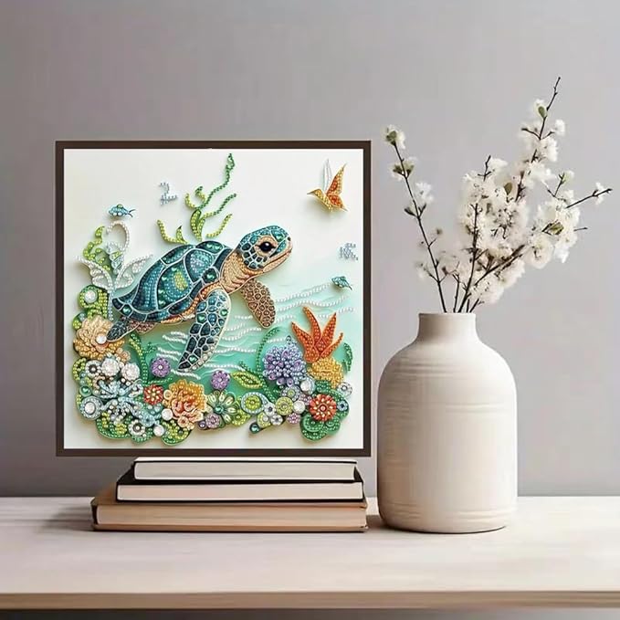 ZQEATRY Sea Turtle Animal Special Shape Diamond Art Kits - Image 5