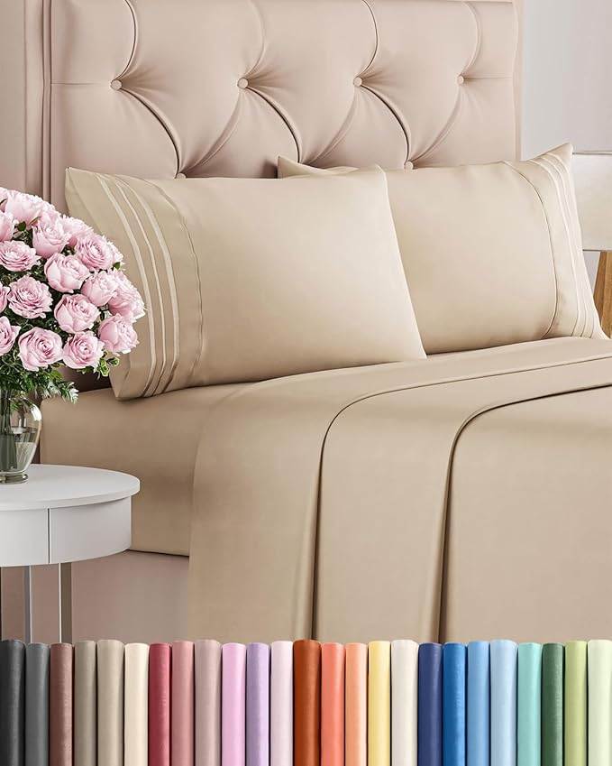 King Size 4 Piece Sheet Set by CGKUnlimited