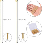 200 Pcs 70mm/2.76 Inch 21 Gauge Ball Pins - Image 2