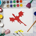 Xonzmmk 20 Pack 6 Inch Wood Dragon Crafts Unfinished Wood Dragon Cutouts Wooden - Image 6