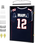 IHEIPYE Jersey Display Frame Case Lockable, Large Sport Jersey Shadow Box by IHEIPYE