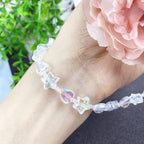 Jmassyang 600 PCS Acrylic Heart Star Shape Beads Clear AB Assortments Flat - Image 6