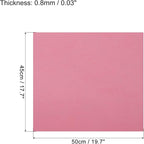 MECCANIXITY EVA Foam Sheets Pink 19.7 Inch x 17.7 Inch 0.8mm Thick Crafts Foam - Image 2