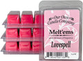 Our Own Candle Company Premium Wax Melt, Lovespell Scent, 6 Cubes, 2.4 oz (4 Pack)