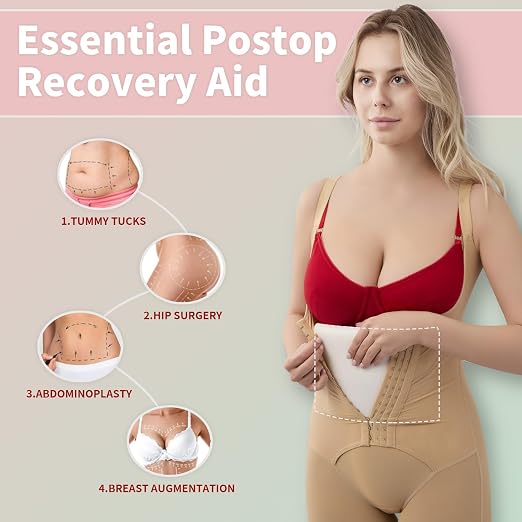 5 Pack Lipo Foam Pads, Tummy Tuck, Flattening Abdominal Compression Garments - Image 3