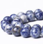 45PCS 8mm Natural Sodalite Beads Round Loose Stone Beads - Image 3