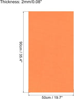 MECCANIXITY EVA Foam Sheets Orange 35.4 Inch x 19.7 Inch 2mm Thick Crafts Foam - Image 2