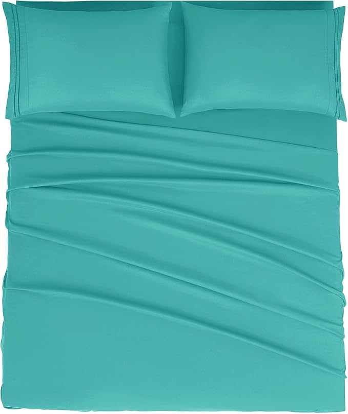 Mejoroom Bed Sheets Set, Extra Soft Luxury King Size Sheets - Image 2