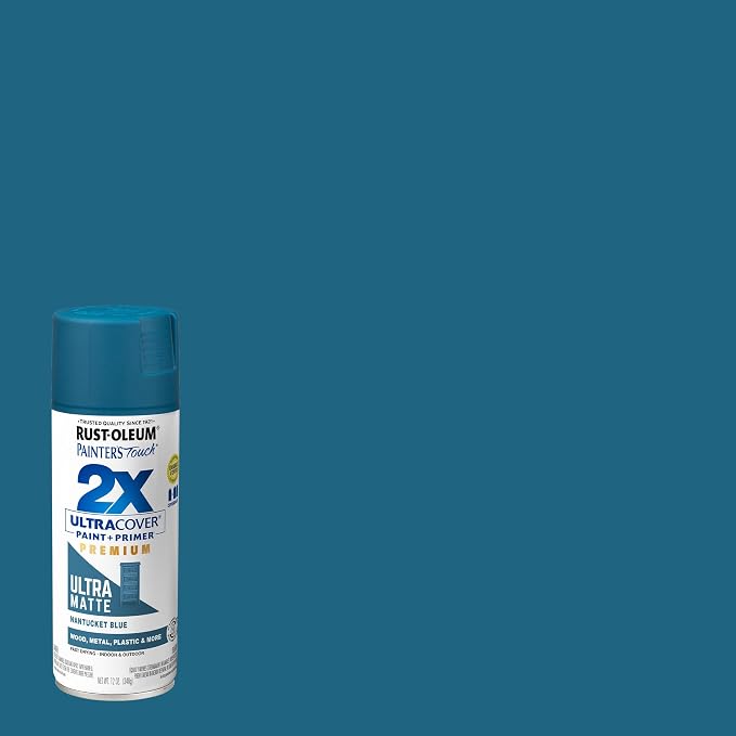 Rust-Oleum Painter's Touch 2X Ultra Cover Spray Paint, Nantucket Blue | Indoor - Image 2