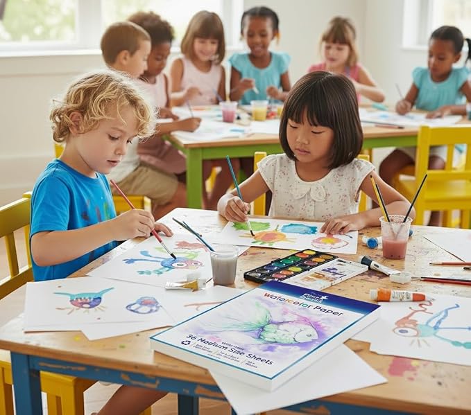 108 Sheets of Watercolor Paper. The Perfect Multipurpose Art Paper Including - Image 4