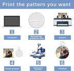 240Pcs Sublimation Keychain Blanks Double Sides 80 MDF Sublimation Keychains - Image 5