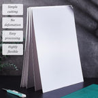 BENECREAT 5 Pcs 1mm PVC Foam Sheet White Plastic Sheet 11.8x15.7 Inch - Image 5