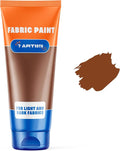 Brown Fabric Paint 2 fl. oz Tube – Permanent Fabric Paint Brown by 7+Artists