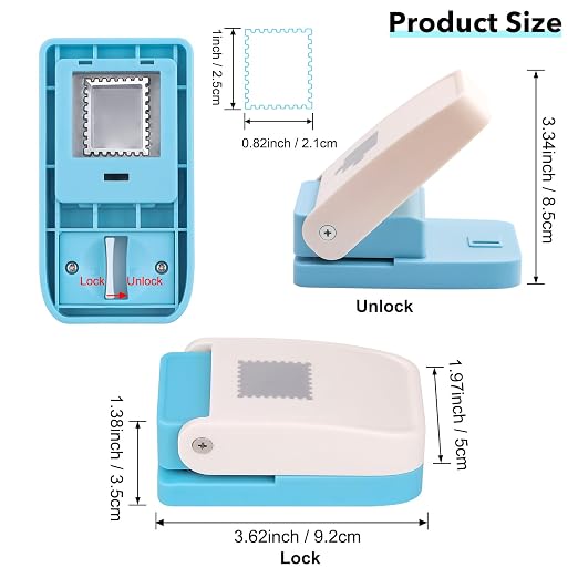 Stamp Puncher, Stamp Punch, Postage Stamps Punch, 1X0.8inch Rectangular Stamps - Image 2