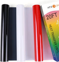 HTVRONT Heat Transfer Vinyl Red Black and White HTV Rolls, Heat Transfer Vinyl by HTVRONT
