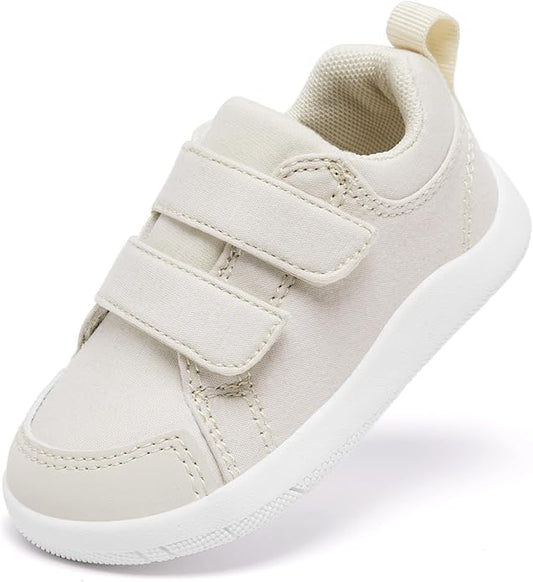 MORENDL Wide Toe Box Shoes Toddler Barefoot Shoes Baby Walking Shoe Boy Girl Non-Slip Zero Drop Minimalist Sneakers Comfort Tennis Outdoor Activities