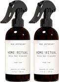 Muse Apothecary Home Ritual Active Odor Eliminator Spray - Furniture Deodorizer Spray & Bathroom Odor Eliminator for Home - Essential Oil Air Freshener - 4oz, Fresh Linen