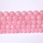 Rose Pink Quartz Beads by NaturalStoneBeads