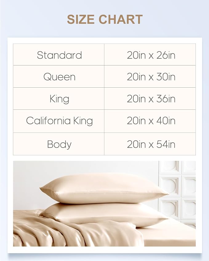 THXSILK 100% Mulberry Silk Body Pillowcase - Image 9