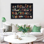 Bookshelf Stamped Cross Stitch Kits - Image 2