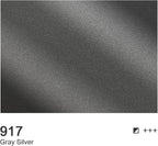AUREUO Gray Silver Acrylic Paint, 4 Fl Oz / 120ml Single Tube, Metallic Art - Image 2